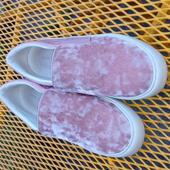 Marc Fisher pink velvet glitter back slip on shoes, 9.5 - Picture 1 of 8